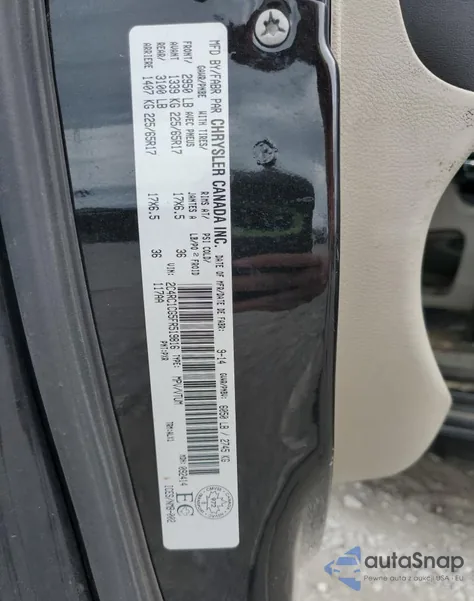 2015 Chrysler Town & Country Touring L from USA, damaged, VIN 2C4RC1CG5FR519816